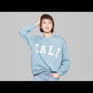 Wild Fable CALI Graphic Crewneck Sweatshirt